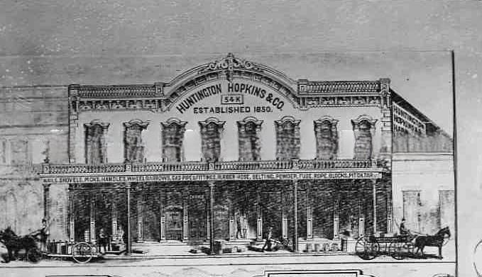 Huntington Hopkins & Co. hardware store, 1870s