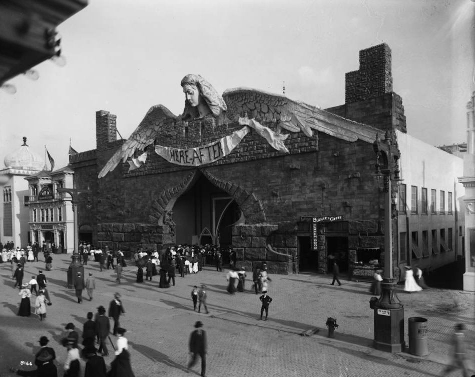 The Hereafter concession on the Pike at the Louisiana Purchase Exposition, 1904