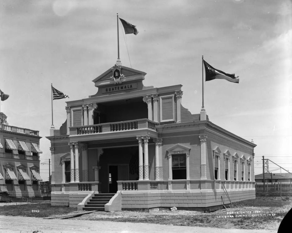 The Guatemala pavilion at the Louisiana Purchase Exposition, 1904