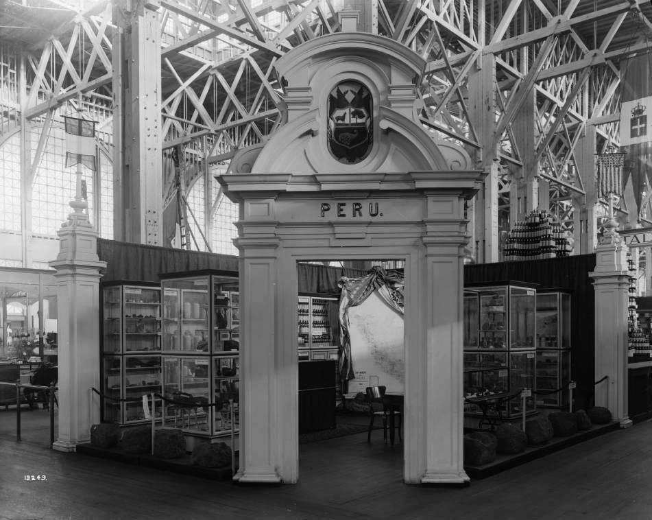 Peru exhibited its mineral resources in the Mines and Metallurgy building at the Louisiana Purchase Exposition, 1904