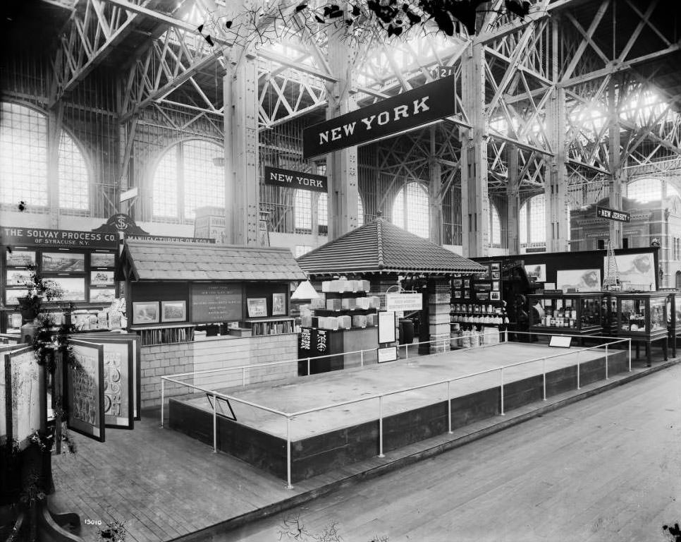 New York State exhibited in the Palace of Mines and Metallurgy at the Louisiana Purchase Exposition.