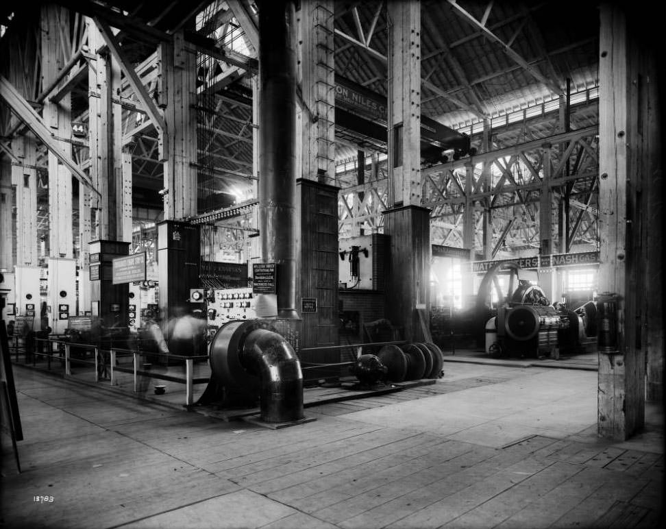 A view of Block 44 in the Power Plant, 1904