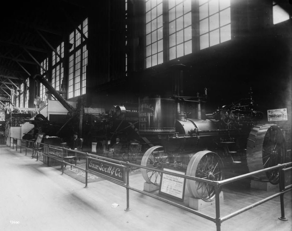 Gaar, Scott & Company exhibit in the Palace of Agriculture, 1904