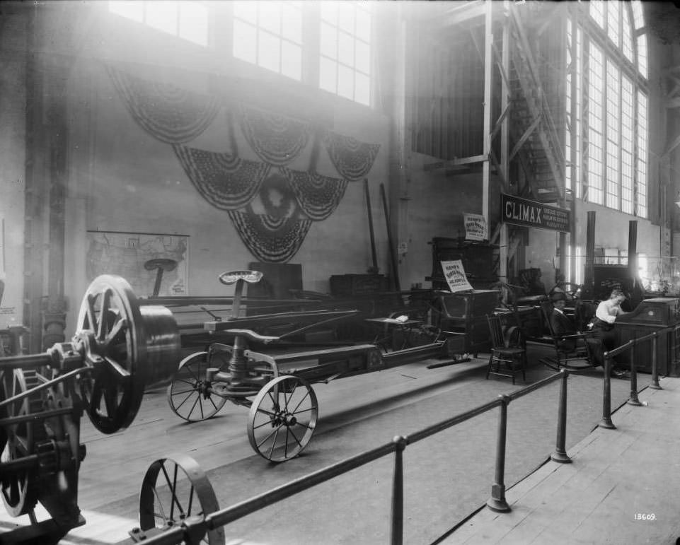 Warsaw-Wilkinson Co. exhibit in the Palace of Agriculture, 1904