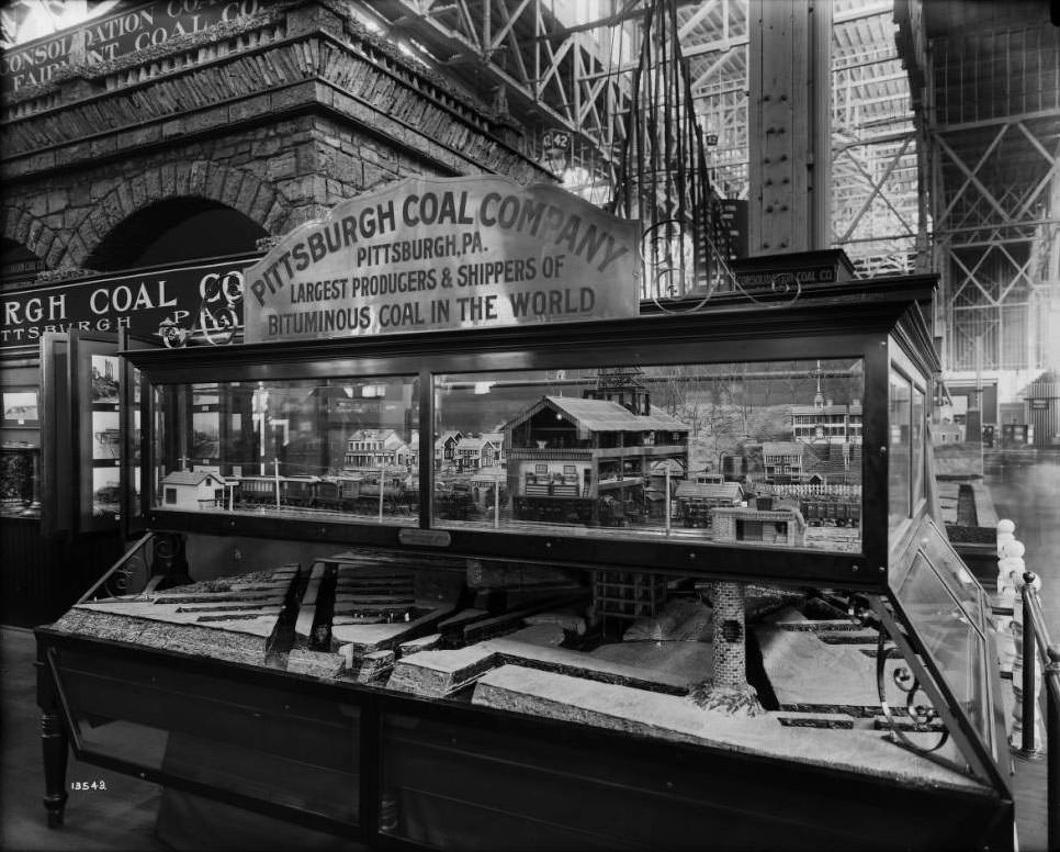 Pittsburgh Coal Company model in the Palace of Mines and Metallurgy, 1904