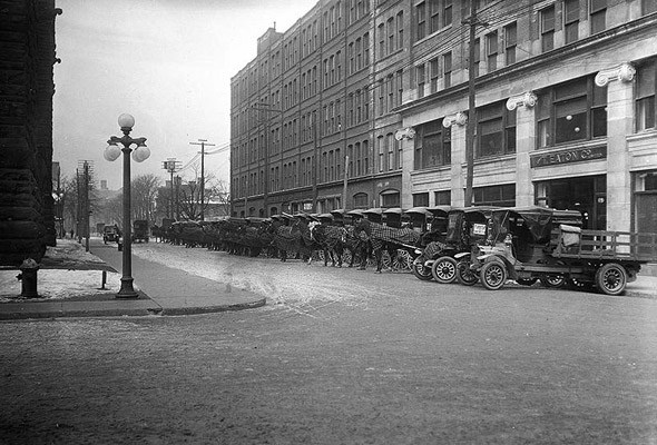 Eaton's Delivery Wagons, 1910s