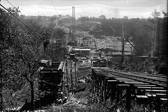 Bloor Viaduct Construction, 1910s