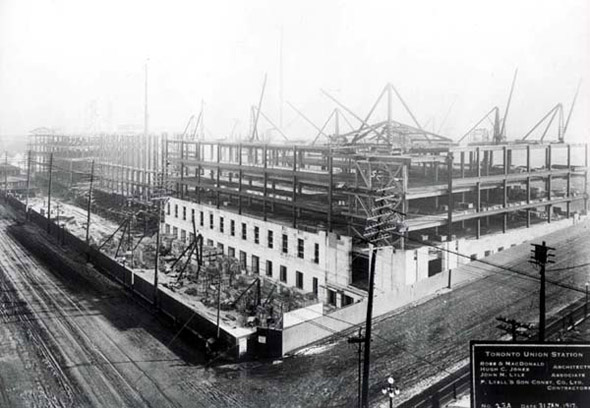 Union Station construction, 1910s