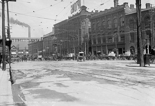 Church and Wellington streets, 1910s