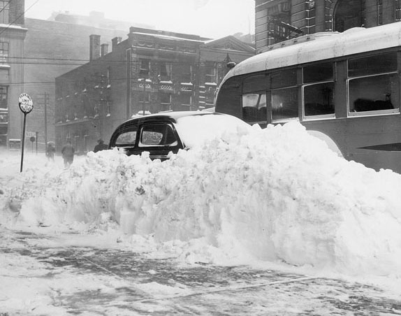 The Toronto snowstorm of December 11, 1944 is a contender for the worst of all time.