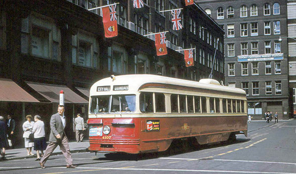 James and Albert streets, 1950s