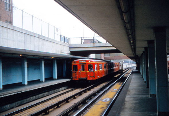 Davisville Station in 1956,