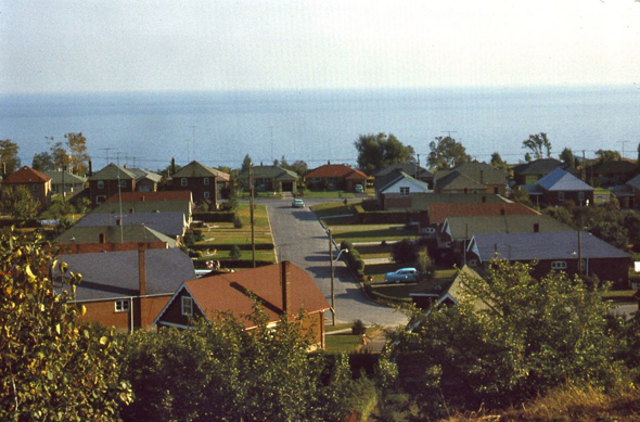 View from Cliffside Drive in Scarborough, 1961,