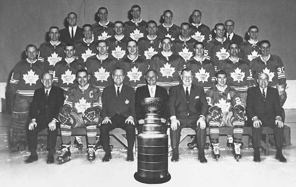 The Toronto Maple Leafs as the 1967