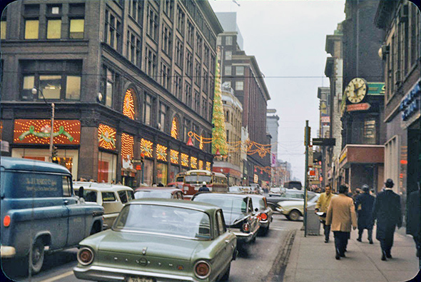 Similar view during the holidays, 1966