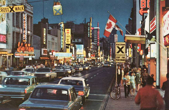 Opposite view of Yonge and Gould, 1966
