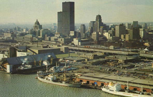 The skyline in 1967,