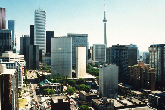 Down Bay to City Hall and the Financial District.1990s