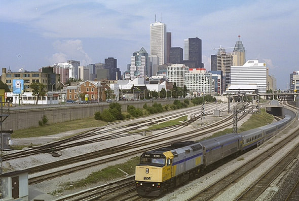 Certainly not as dense in the core, the skyline in 1994.