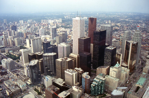 From the CN Tower.1990s