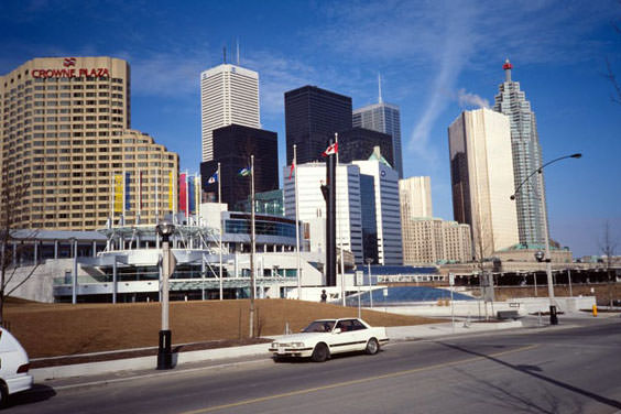 The Metro Toronto Convention Centre when it was new.1990s