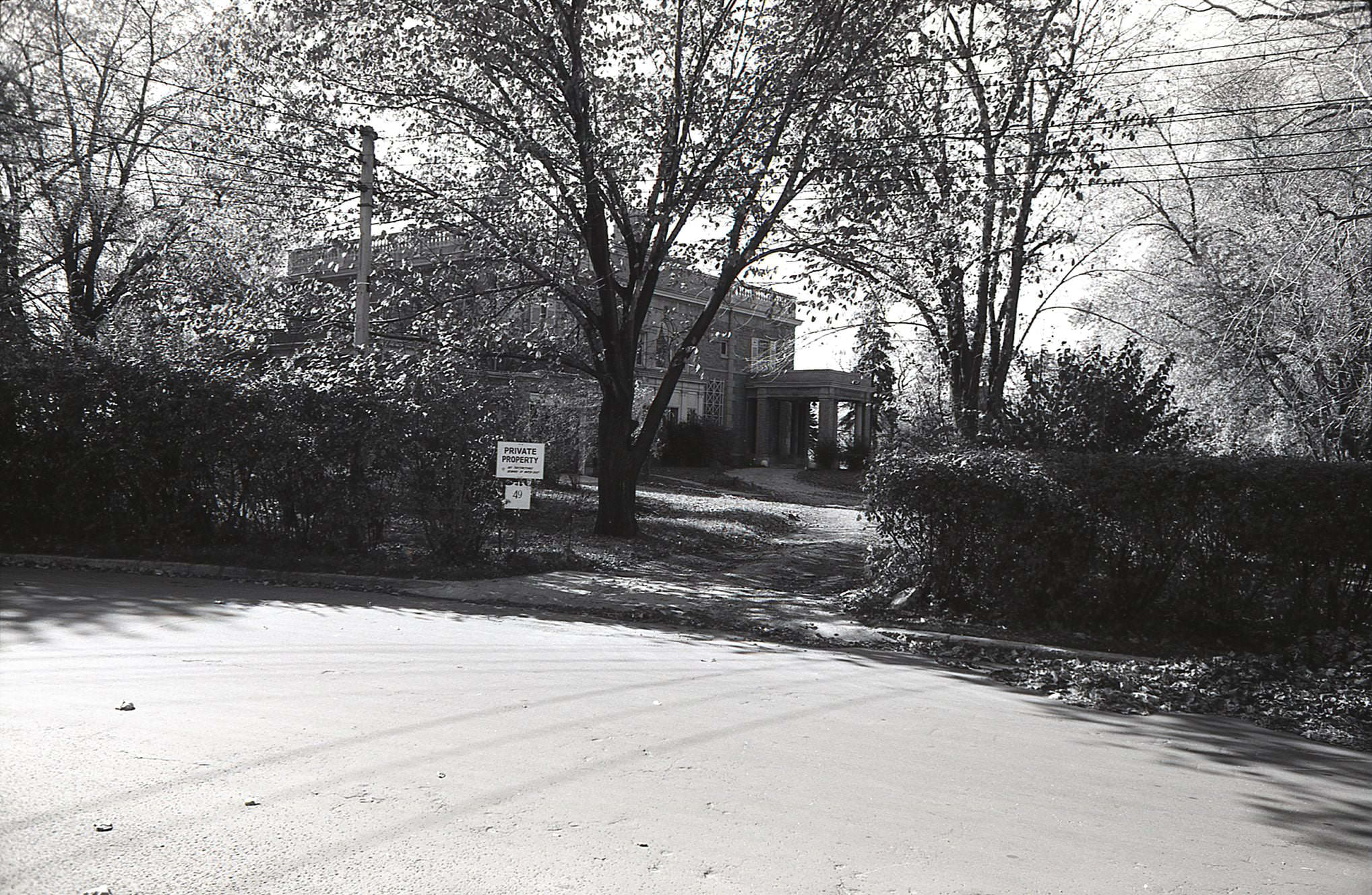 The heritage designated Sir William Gage House (1915) as it appeared 1960.