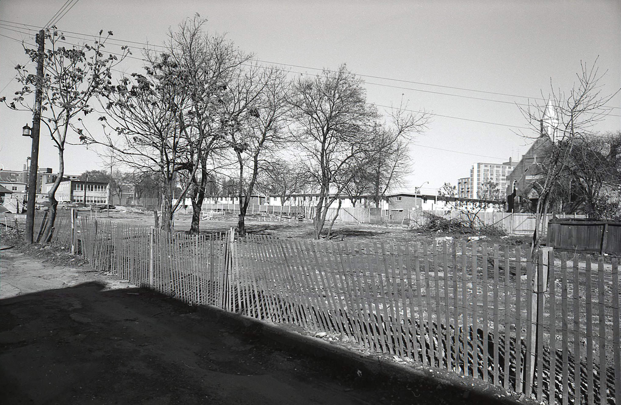 St. George’s Macedonian Bulgarian Eastern Orthodox Church, on Regent Street, south of Dundas, 1960.