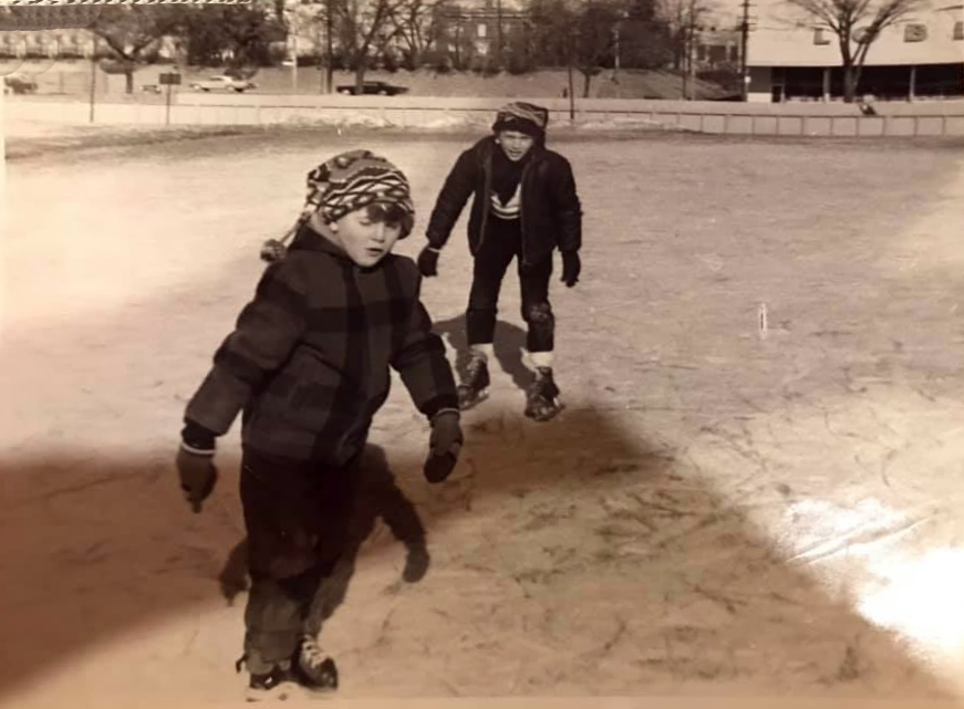Wells Hill Park. (St Clair just east of Bathurst) skating winter of 1967.