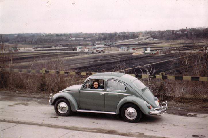 View of Eglinton Flats from Astoria Ave, 1960.