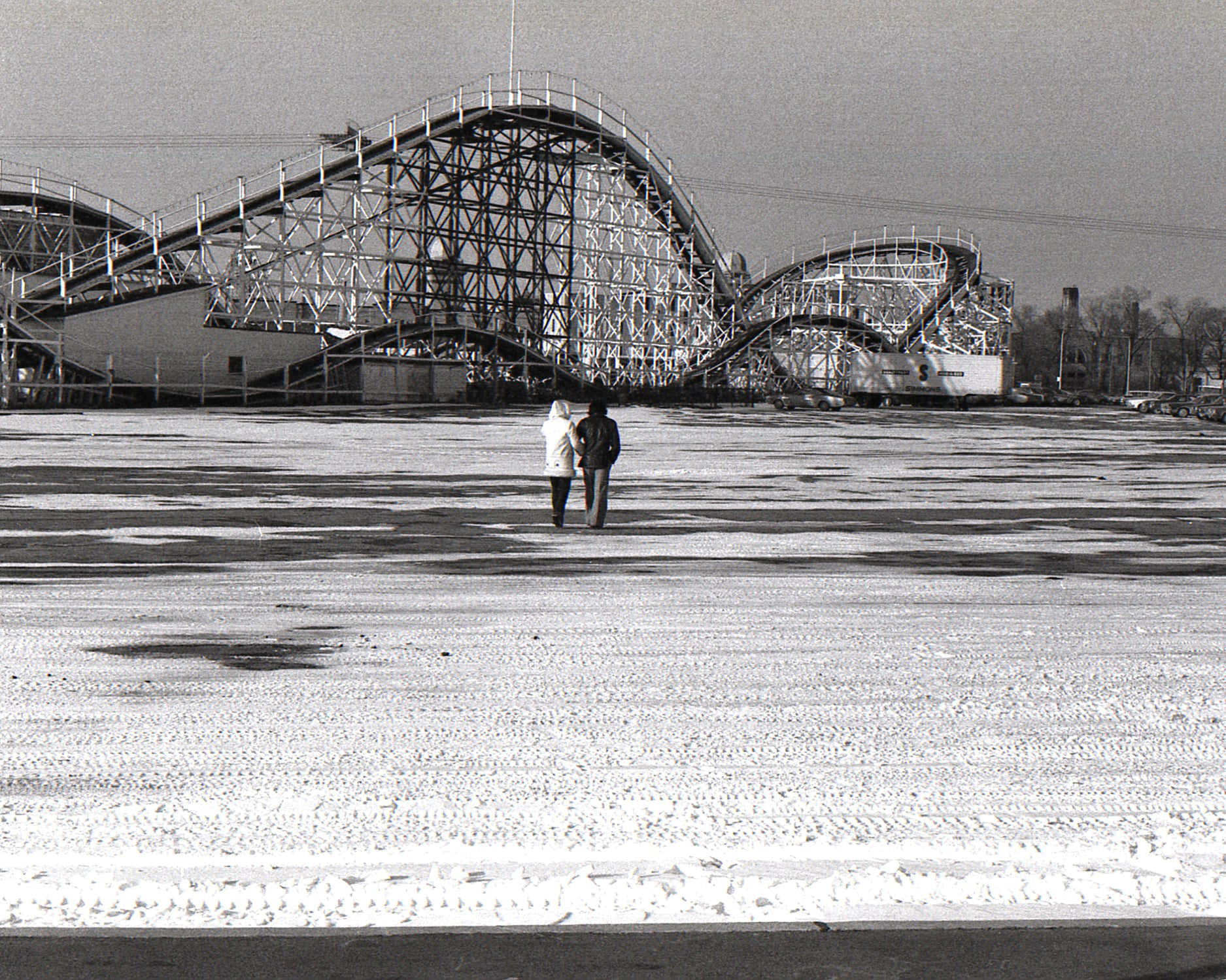 The Flyer, CNE grounds in Winter, 1970s.