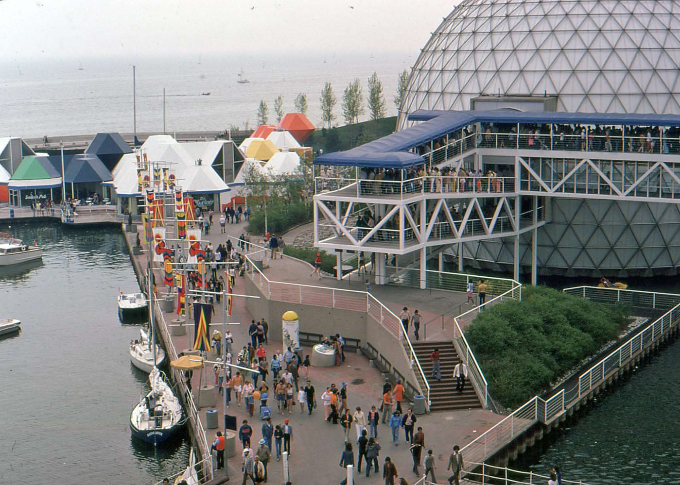 Ontario Place in the summer, mid-1970s