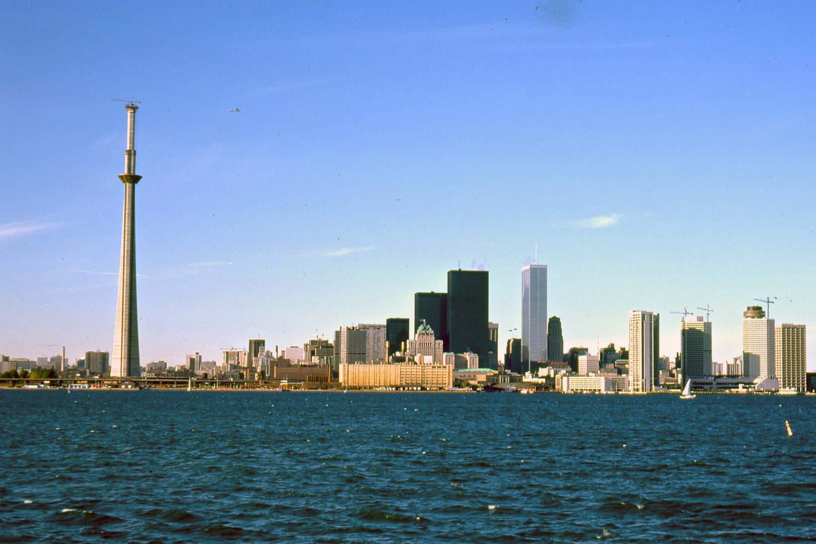 Toronto skyline viewed from the island, 1974