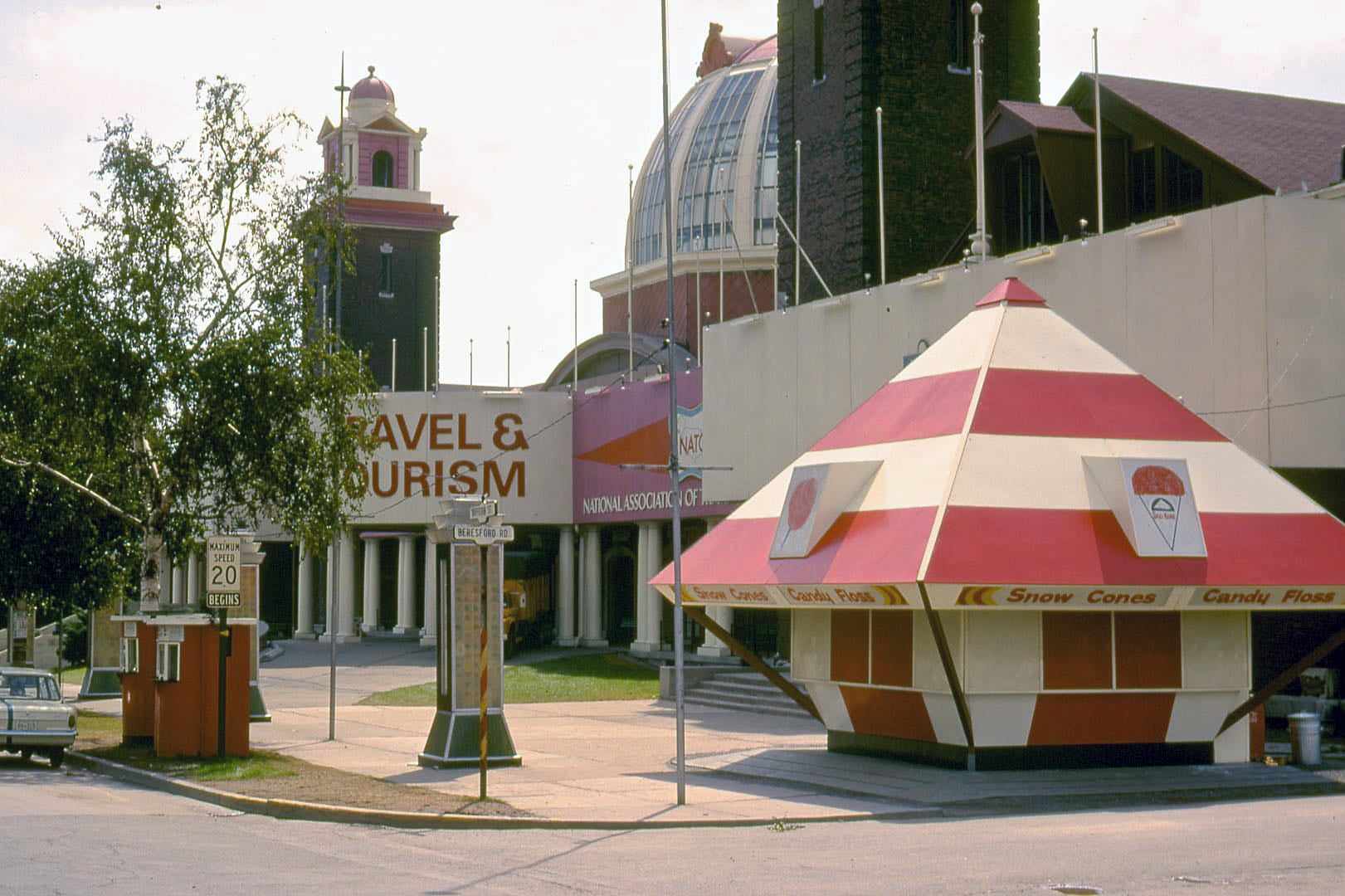 Travel & Tourism featured inside the CNE Government Building, 10 Dufferin Street, 1968