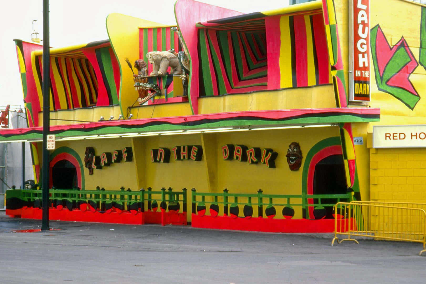 Laff in the Dark' CNE Midway ride, 1968