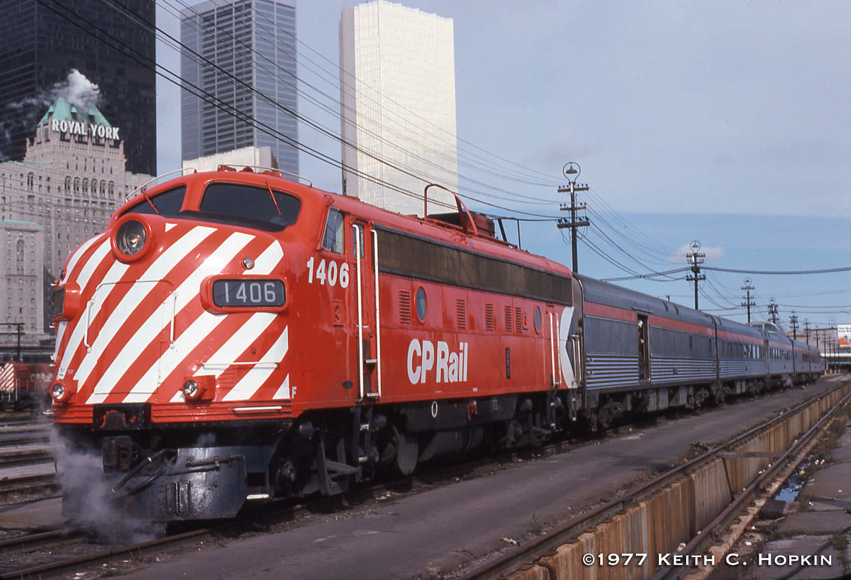 The Canadian' parked in Toronto, Oct. 1977.