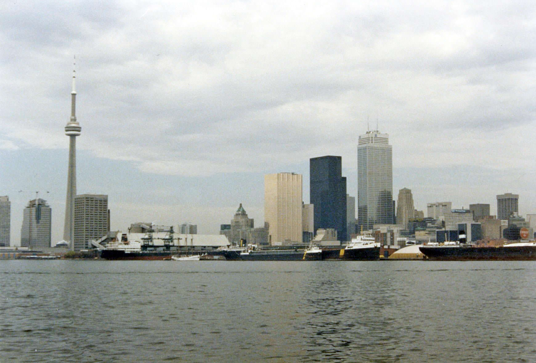 Toronto skyline, May 1986.