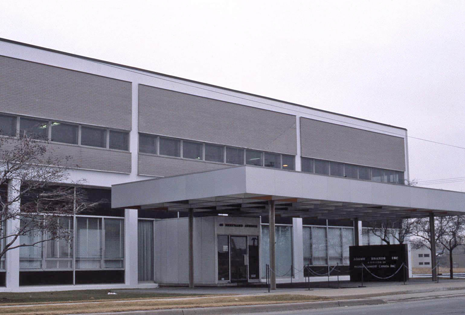 Adams Brands Ltd., 40 Bertrand Ave., Scarborough, 1981.