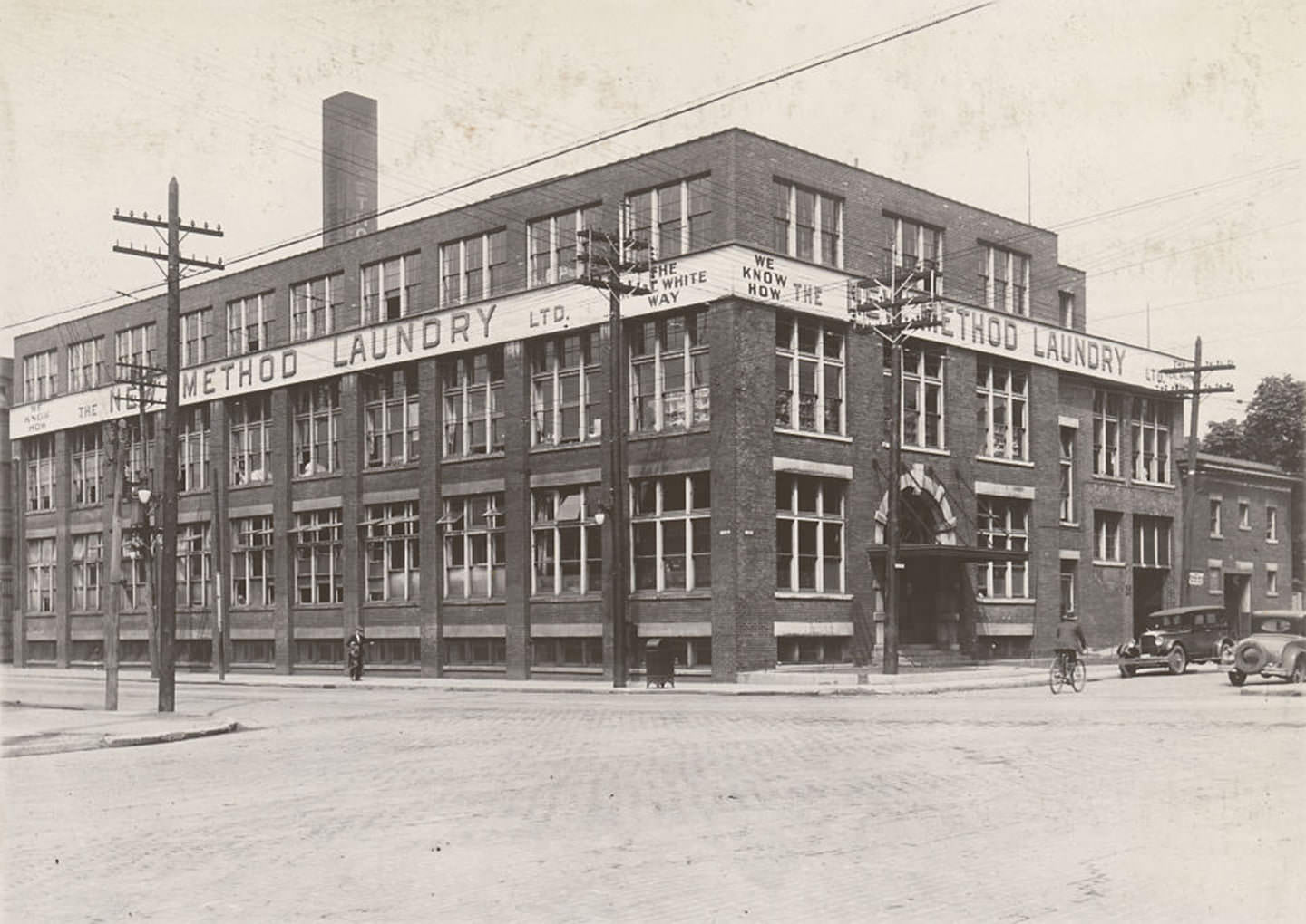 New Method Laundry Company Limited building, northwest corner of Queen St. E. and River St., 1929
