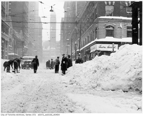 Toronto storm of 12th December 1944.