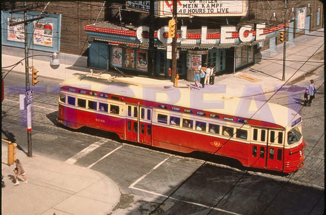 Northwest corner of College & Dovercourt, 1960