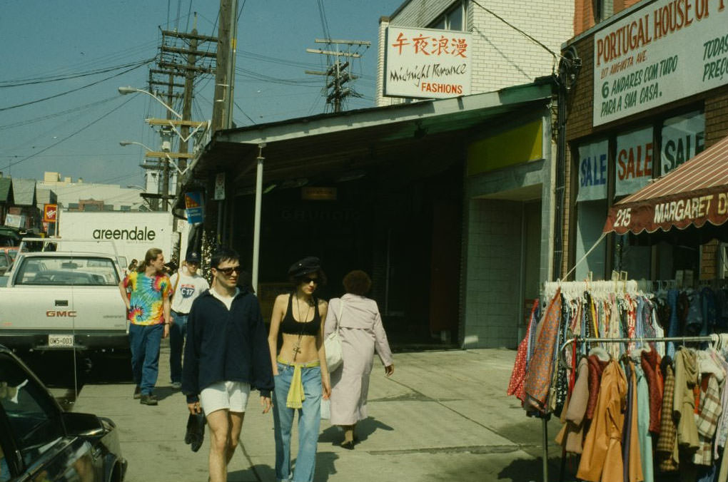 217 Augusta Ave., looking north, 1980s