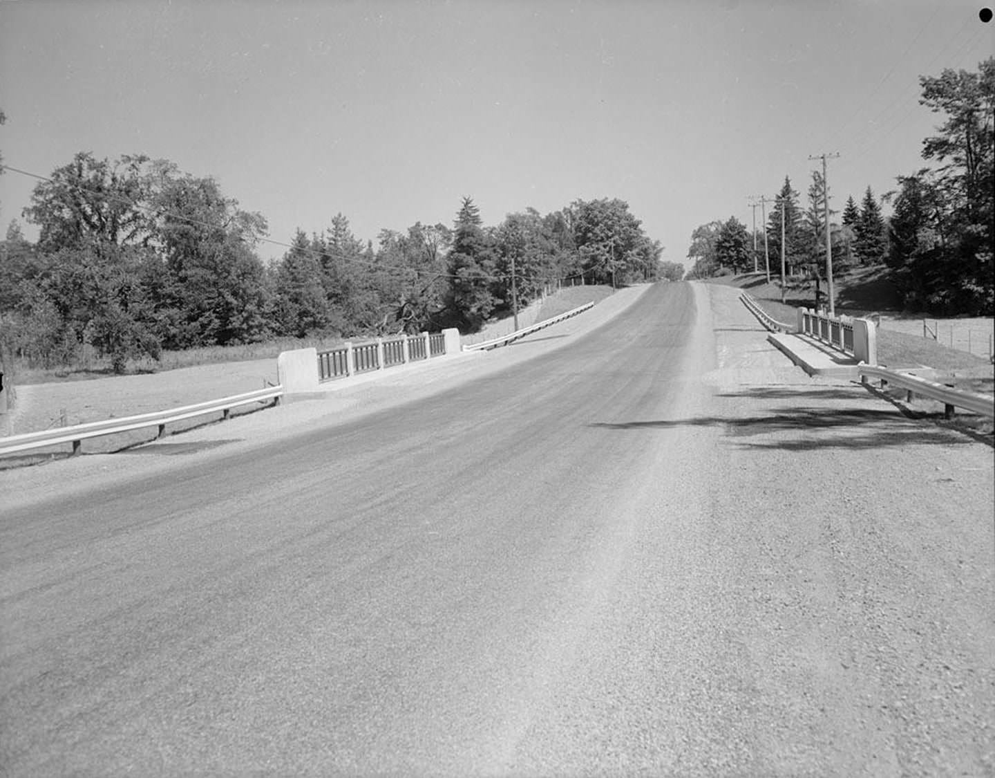 New bridge, Steeles Avenue West, East of Dufferin Street, 1960.
