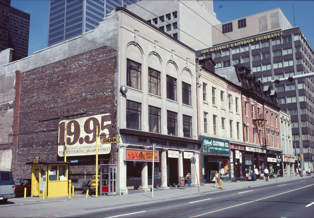 West side of Yonge between Front & Wellington, 1974