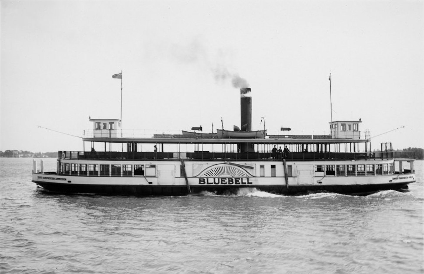 Toronto ferry S.S. Bluebell, as photographed by Alfred Pearson, June 6, 1927.