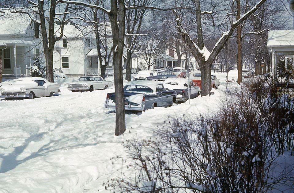 Etobicoke, winter, 1960s