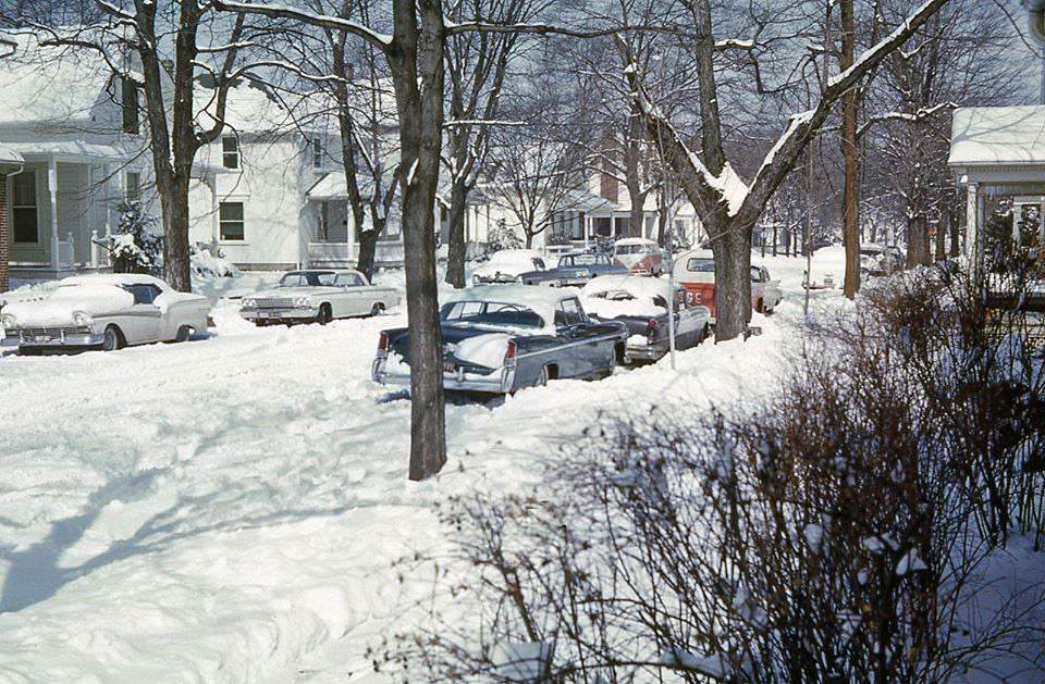 Etobicoke, winter, 1960s
