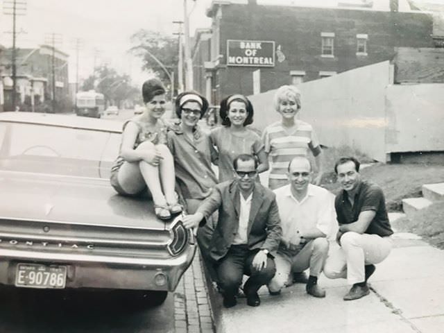 People at King and Dufferin in 1965