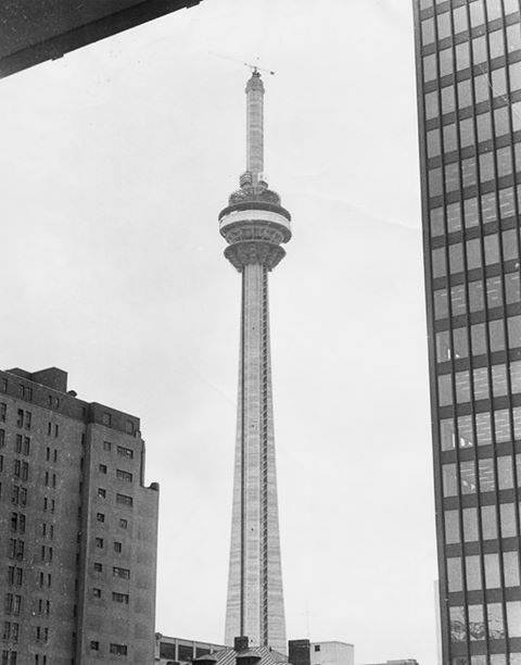 CN Tower Construction, 1975