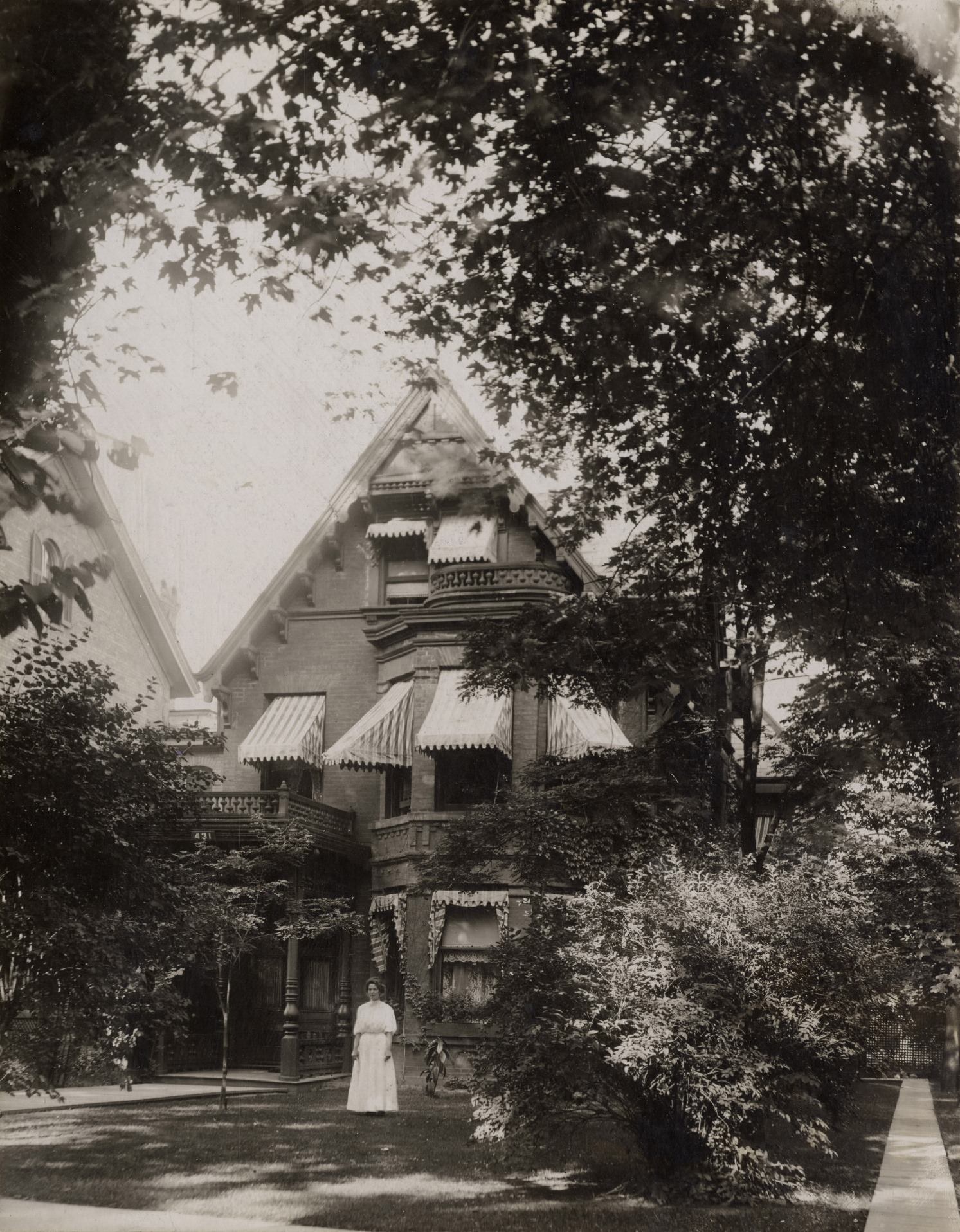 Alexander Gemmel house, Jarvis St., east side, between Carlton & Wellesley Sts. E., Toronto, 1900.