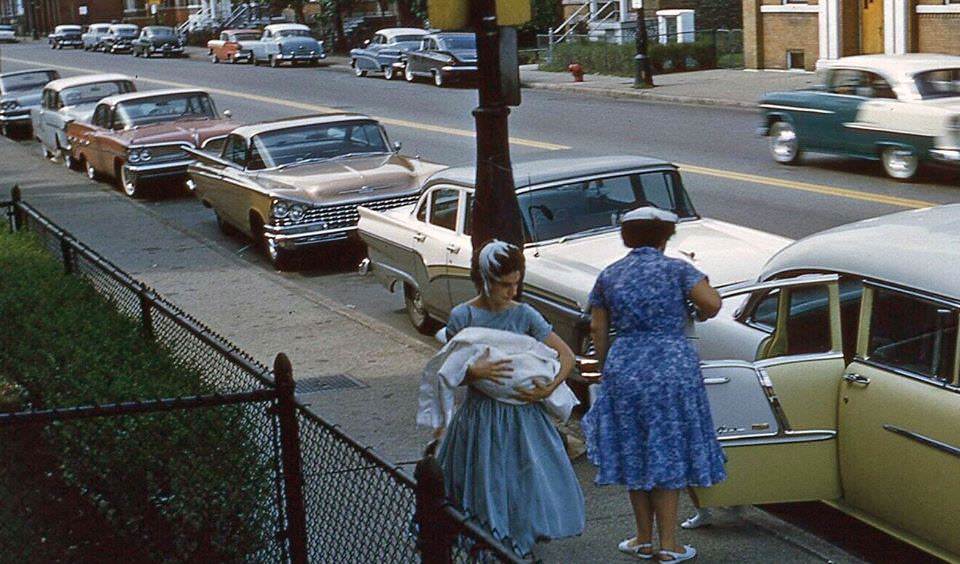 King and Dufferin area, 1960.